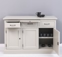 Bufet cu 3 usi si 3 sertare, BAS de la Rustic Butique PS232BAS - Culoare_P076 - VOPSIT
