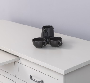 Bufet cu 3 usi si 3 sertare, BAS de la Rustic Butique PS232BAS - Culoare_P076 - VOPSIT