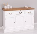 Bufet cu 3 usi si 3 sertare, BAS de la Rustic Butique PS232BAS - Culoare Top_P001 - Culoare Ext._P004 / Culoare Int._P001 - DUBLU COLOR