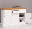 Bufet cu 3 usi si 3 sertare, BAS de la Rustic Butique PS232BAS - Culoare Top_P002 - Culoare Corp_P004 - DUBLU COLOR