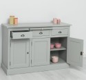 Bufet cu 3 usi si 3 sertare, BAS de la Rustic Butique PS232BAS - Culoare_P077 - VOPSIT
