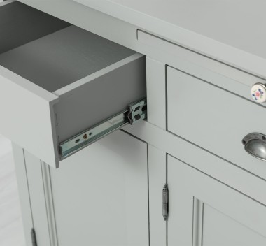 Bufet cu 3 usi si 3 sertare, BAS de la Rustic Butique PS232BAS - Culoare_P077 - VOPSIT