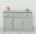 Bufet cu 3 usi si 3 sertare, BAS de la Rustic Butique PS232BAS - Culoare_P077 - VOPSIT