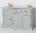 Bufet cu 3 usi si 3 sertare, BAS de la Rustic Butique PS232BAS - Culoare_P077 - VOPSIT