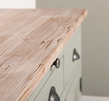 Bufet cu 3 usi si 3 sertare, BAS de la Rustic Butique PS232BAS - Culoare Top_P071 - Culoare Corp_P077 - DUBLU COLOR