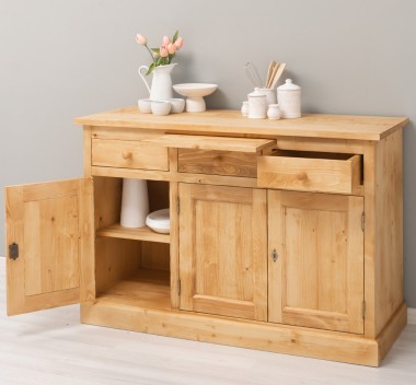 Bufet cu 3 usi si 3 sertare, BAS de la Rustic Butique PS232BAS - Culoare_P093 - CERUIT