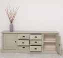 Bufet cu 2 usi, 6 sertare, BAS, Colectia Directoire de la Rustic Butique PS295BAS - Culoare Ext._P076 / Culoare Int._P015 - DUBLU COLOR