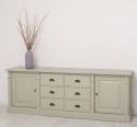 Bufet cu 2 usi, 6 sertare, BAS, Colectia Directoire de la Rustic Butique PS295BAS - Culoare Ext._P076 / Culoare Int._P015 - DUBLU COLOR