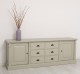 Bufet cu 2 usi, 6 sertare, BAS, Colectia Directoire de la Rustic Butique PS295BAS - Culoare Ext._P076 / Culoare Int._P015 - DUBLU COLOR