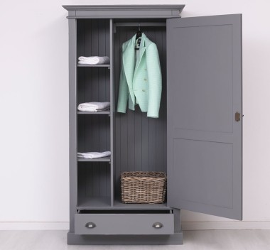 Dulap cu 1 usa si 1 sertar de la Rustic Butique PS293 - Culoare_P078A - VOPSIT ANTICHIZAT
