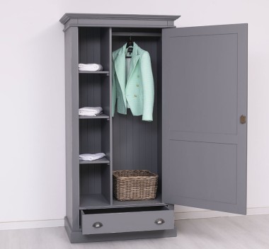Dulap cu 1 usa si 1 sertar de la Rustic Butique PS293 - Culoare_P078A - VOPSIT ANTICHIZAT