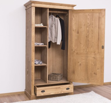 Dulap cu 1 usa si 1 sertar de la Rustic Butique PS293 - Culoare_P001 - CERUIT