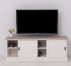 Comoda TV cu 2 usi glisante, blat stejar de la Rustic Butique PS222 - Culoare Top_P035 - Culoare Corp_P039 - DUBLU COLOR