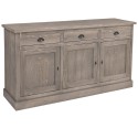 Bufet 3 usi, 3 sertare, BAS de la Rustic Butique PS403BAS - Culoare_P068 - PERIAT ADANC