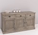 Bufet 3 usi, 3 sertare, BAS de la Rustic Butique PS403BAS - Culoare_P068 - PERIAT ADANC