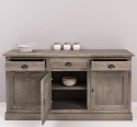Bufet 3 usi, 3 sertare, BAS de la Rustic Butique PS403BAS - Culoare_P068 - PERIAT ADANC