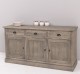 Bufet 3 usi, 3 sertare, BAS de la Rustic Butique PS403BAS - Culoare_P068 - PERIAT ADANC