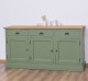 Bufet 3 usi, 3 sertare, BAS de la Rustic Butique PS403BAS - Culoare Top_P002 - Culoare Corp_P038A - DUBLU COLOR