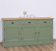 Bufet 3 usi, 3 sertare, BAS de la Rustic Butique PS403BAS - Culoare Top_P002 - Culoare Corp_P038A - DUBLU COLOR