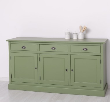 Bufet 3 usi, 3 sertare, BAS de la Rustic Butique PS403BAS - Culoare_P038 - VOPSIT