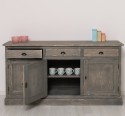 Bufet 3 usi, 3 sertare, BAS de la Rustic Butique PS403BAS - Culoare_P068 - PERIAT ADANC