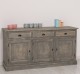 Bufet 3 usi, 3 sertare, BAS de la Rustic Butique PS403BAS - Culoare_P068 - PERIAT ADANC