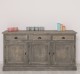 Bufet 3 usi, 3 sertare, BAS de la Rustic Butique PS403BAS - Culoare_P068 - PERIAT ADANC