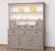 Bufet 3 usi, 3 sertare BAS + 3 rafturi, 2 usi mici, 3 sertare SUP de la Rustic Butique PS403BAS+SUP - Culoare Ext._P030 / Culoare Int._P004 - DUBLU COLOR