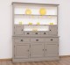 Bufet 3 usi, 3 sertare BAS + 3 rafturi, 2 usi mici, 3 sertare SUP de la Rustic Butique PS403BAS+SUP - Culoare Ext._P030 / Culoare Int._P004 - DUBLU COLOR