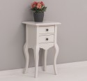 Consola mica, picioare curbate, 2 sertare de la Rustic Butique PS189 - Culoare_P015 - VOPSIT