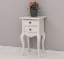 Consola mica, picioare curbate, 2 sertare de la Rustic Butique PS189 - Culoare_P015 - VOPSIT