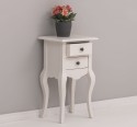 Consola mica, picioare curbate, 2 sertare de la Rustic Butique PS189 - Culoare_P015 - VOPSIT