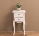 Consola mica, picioare curbate, 2 sertare de la Rustic Butique PS189 - Culoare_P080 - PERIAT ADANC