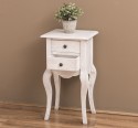 Consola mica, picioare curbate, 2 sertare de la Rustic Butique PS189 - Culoare_P080 - PERIAT ADANC
