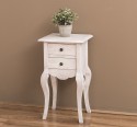 Consola mica, picioare curbate, 2 sertare de la Rustic Butique PS189 - Culoare_P080 - PERIAT ADANC