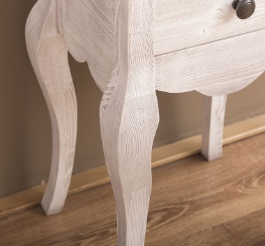 Consola mica, picioare curbate, 2 sertare de la Rustic Butique PS189 - Culoare_P080 - PERIAT ADANC
