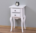 Consola mica, picioare curbate, 2 sertare de la Rustic Butique PS189 - Culoare_P030++P004A - 2 STRATURI DE CULORI ANTICHIZAT