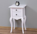 Consola mica, picioare curbate, 2 sertare de la Rustic Butique PS189 - Culoare_P030++P004A - 2 STRATURI DE CULORI ANTICHIZAT