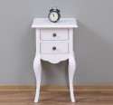Consola mica, picioare curbate, 2 sertare de la Rustic Butique PS189 - Culoare_P030++P004A - 2 STRATURI DE CULORI ANTICHIZAT