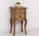 Consola mica, picioare curbate, 2 sertare de la Rustic Butique PS189 - Culoare_P001 - CERUIT