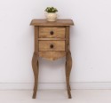 Consola mica, picioare curbate, 2 sertare de la Rustic Butique PS189 - Culoare_P001 - CERUIT