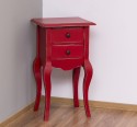 Consola mica, picioare curbate, 2 sertare de la Rustic Butique PS189 - Culoare_P047A - VOPSIT ANTICHIZAT