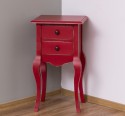 Consola mica, picioare curbate, 2 sertare de la Rustic Butique PS189 - Culoare_P047A - VOPSIT ANTICHIZAT