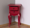 Consola mica, picioare curbate, 2 sertare de la Rustic Butique PS189 - Culoare_P047A - VOPSIT ANTICHIZAT