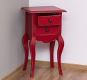 Consola mica, picioare curbate, 2 sertare de la Rustic Butique PS189 - Culoare_P047A - VOPSIT ANTICHIZAT
