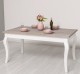 Masa dining cu picioare curbate 210x90x78cm, blat stejar de la Rustic Butique PS383 - Culoare Top_P067 - Culoare Corp_P004 - DUBLU COLOR