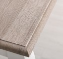 Masa dining cu picioare curbate 210x90x78cm, blat stejar de la Rustic Butique PS383 - Culoare Top_P067 - Culoare Corp_P004 - DUBLU COLOR