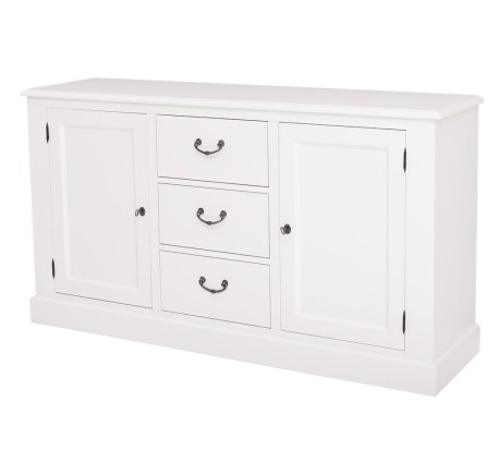 Bufet cu 2 usi, 3 sertare, BAS de la Rustic Butique PS370BAS - Culoare_P039 - VOPSIT