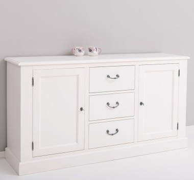Bufet cu 2 usi, 3 sertare, BAS de la Rustic Butique PS370BAS - Culoare_P039 - VOPSIT