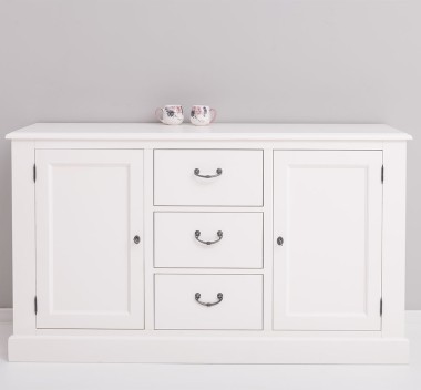 Bufet cu 2 usi, 3 sertare, BAS de la Rustic Butique PS370BAS - Culoare_P039 - VOPSIT